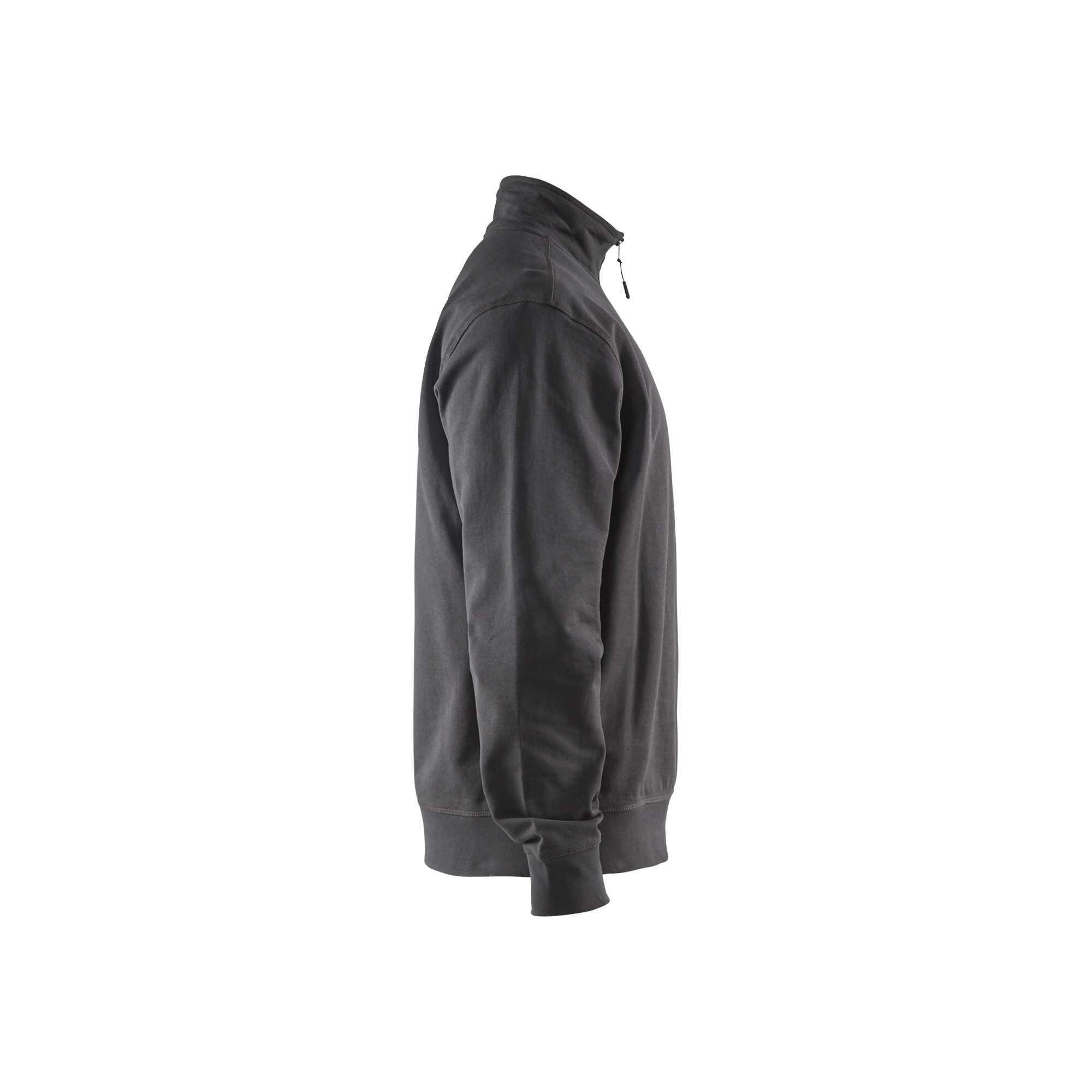 BLAKLADER 33691158 Sweatshirt with Half Zip Work Sweatshirt MEN - 100% Cotton